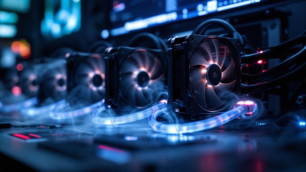 High-performance Cooling Technologies Maintain High Performance Gaming Computers Operating at Peak Temperature Levels